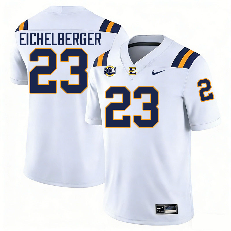 East Tennessee State Buccaneers #23 Khalil Eichelberger College Football Jerseys,Uniforms-White